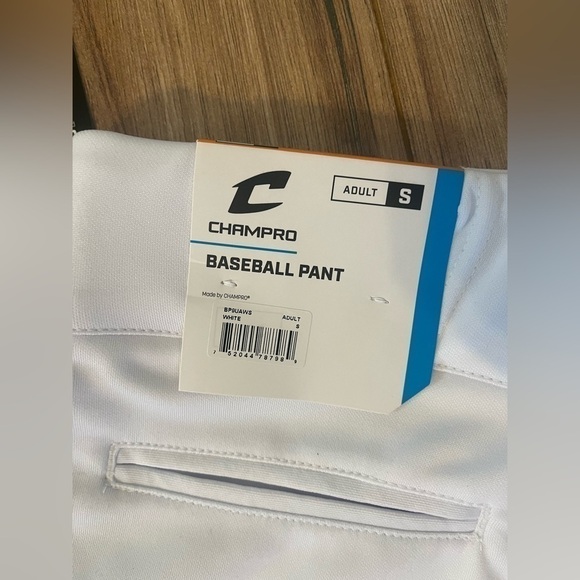 NWT - CHAMPRO Men's MVP Ob Open Bottom Loose-fit Baseball Pants size small - Picture 11 of 15